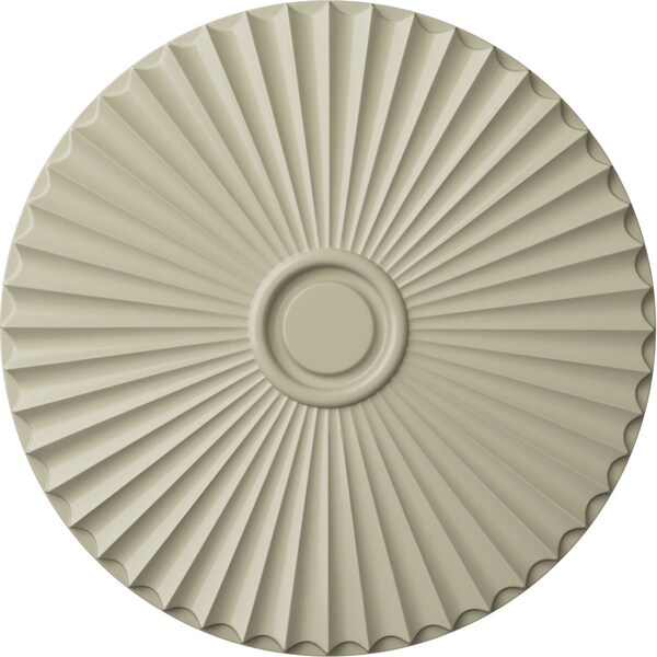 Ekena Millwork Shakuras Ceiling Medallion (For Canopies up to 5 1/2"), Hand-Painted Clear Yellow, 29 1/2"OD x 2"P CM30SHCYF - main